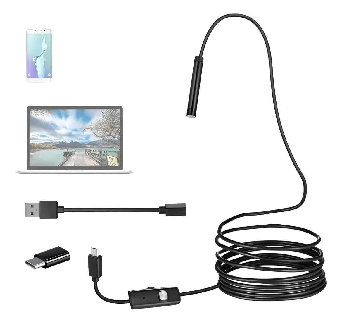 Camara Endoscopio Digital para Smartphon