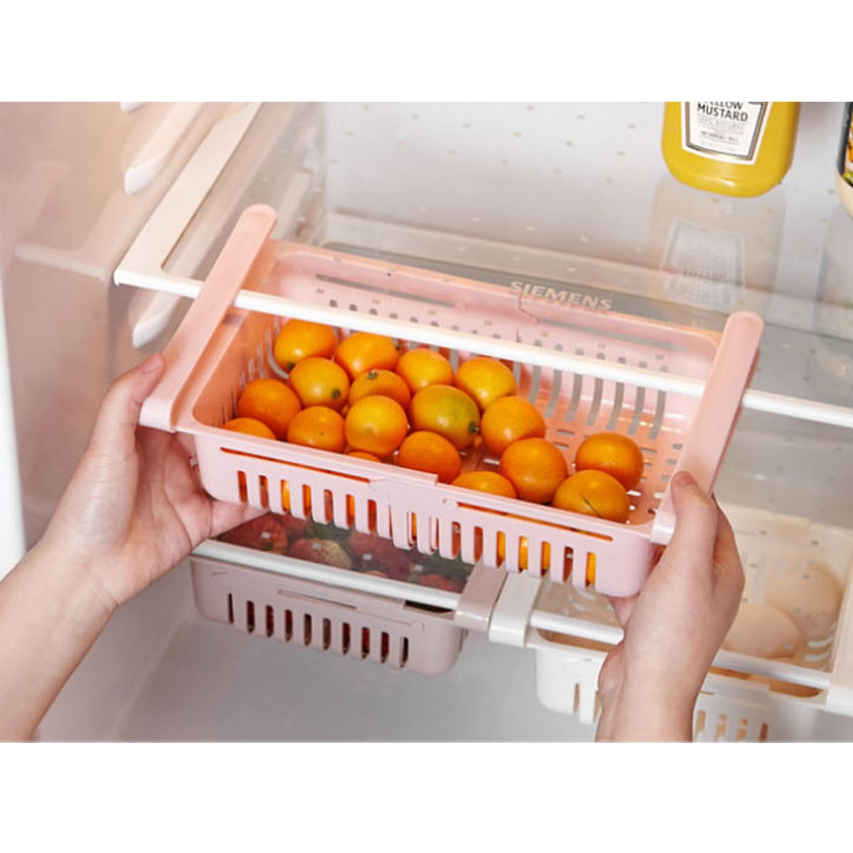 4 Bandejas Extensibles para Refrigerador