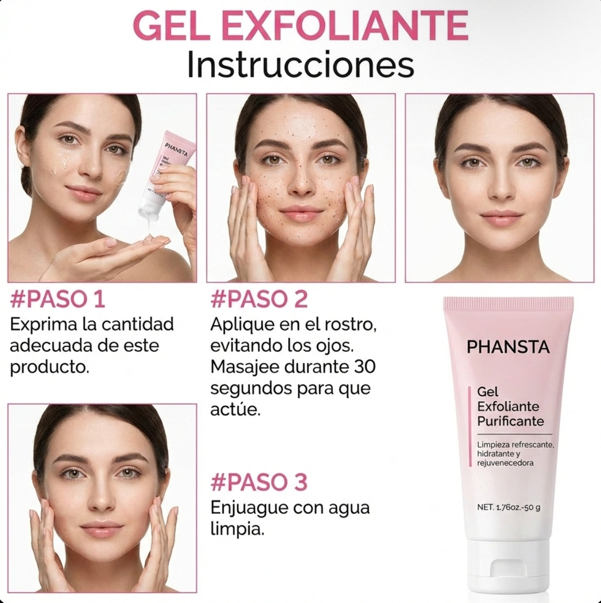 Gel Exfoliante Purificador Facial 50 gr