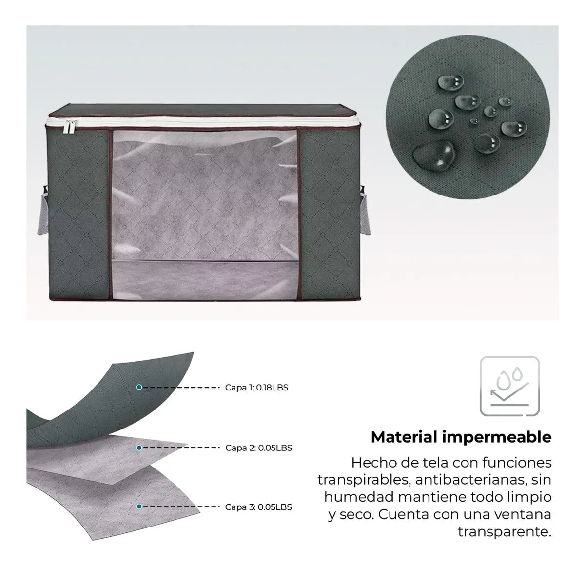 Pack 4 Organizadores Almacenador Ropa