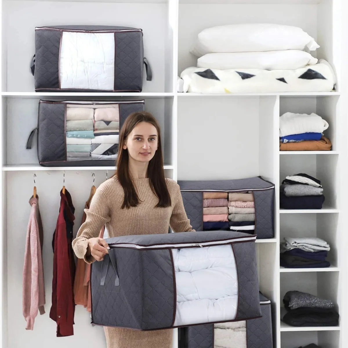 Pack 4 Organizadores Almacenador Ropa