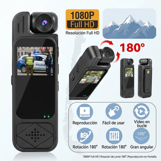 Videocámara Corporal Con Pantalla
