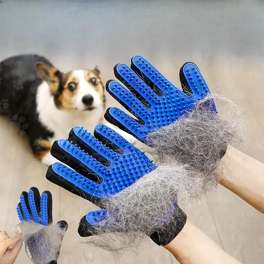 Pack 2 Cepillo Guante  Mascotas