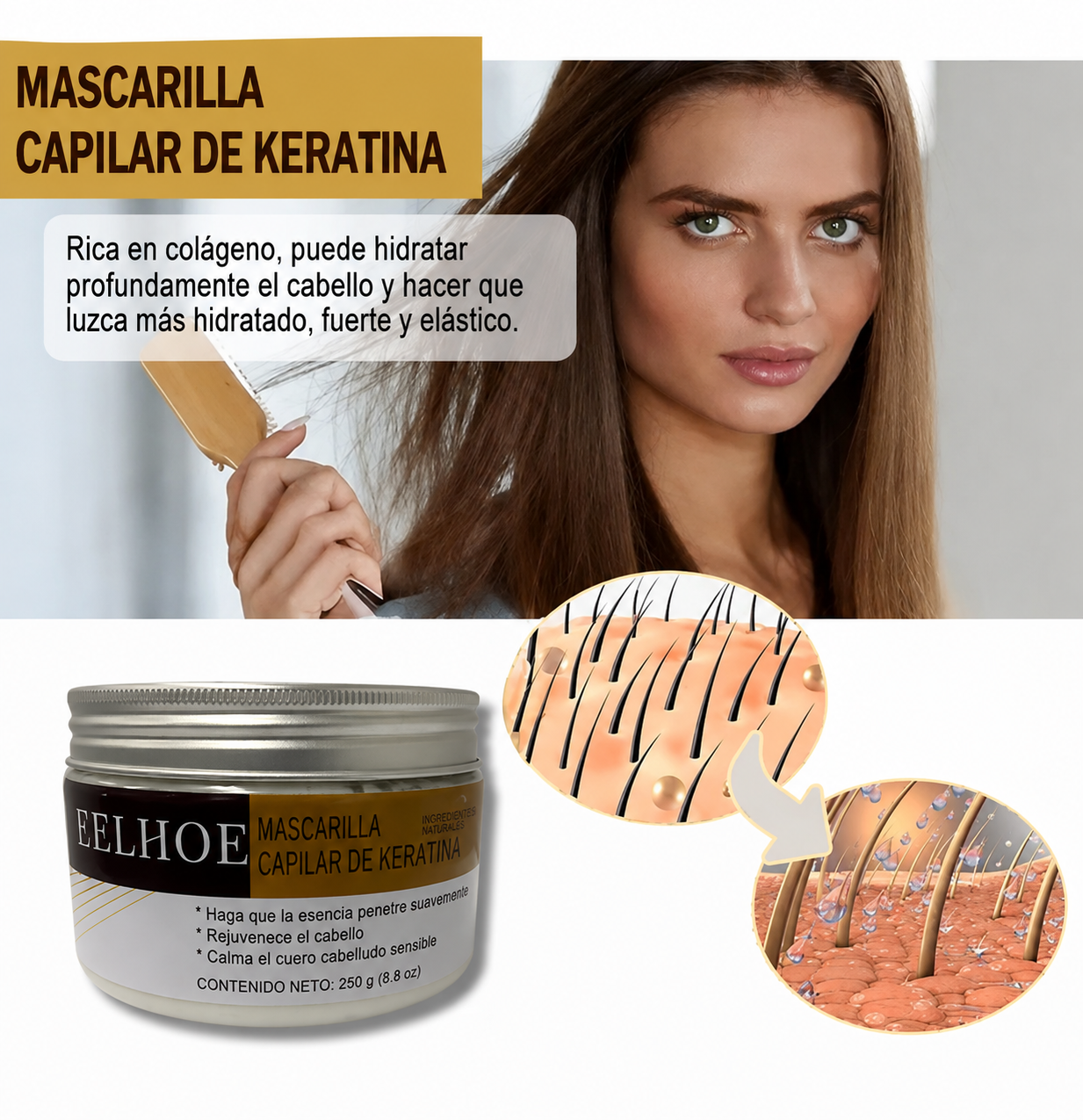 DROPI CUP KERATINA HAIR MASK